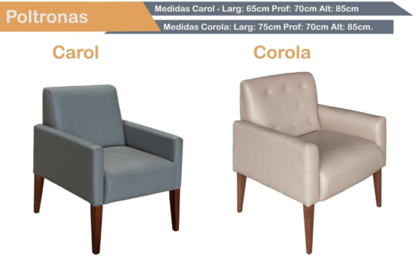 Poltrona Carol e Corola