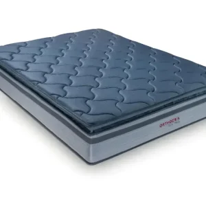 1 Colchão Casal 138x188x30 de Molas Real Black Orthocrin