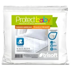 1 Protetor Colchão Berço 70X130X20 Impermeável Trisoft