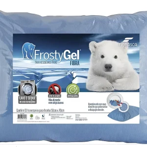 1 Travesseiro 50X70 Frosty Gel Fibrasca