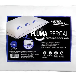 1 Travesseiro 50X70 Pluma Percal Master Comfort