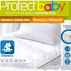 Capa Protetor De Colchão Berço Impermeável Bebê 70x130